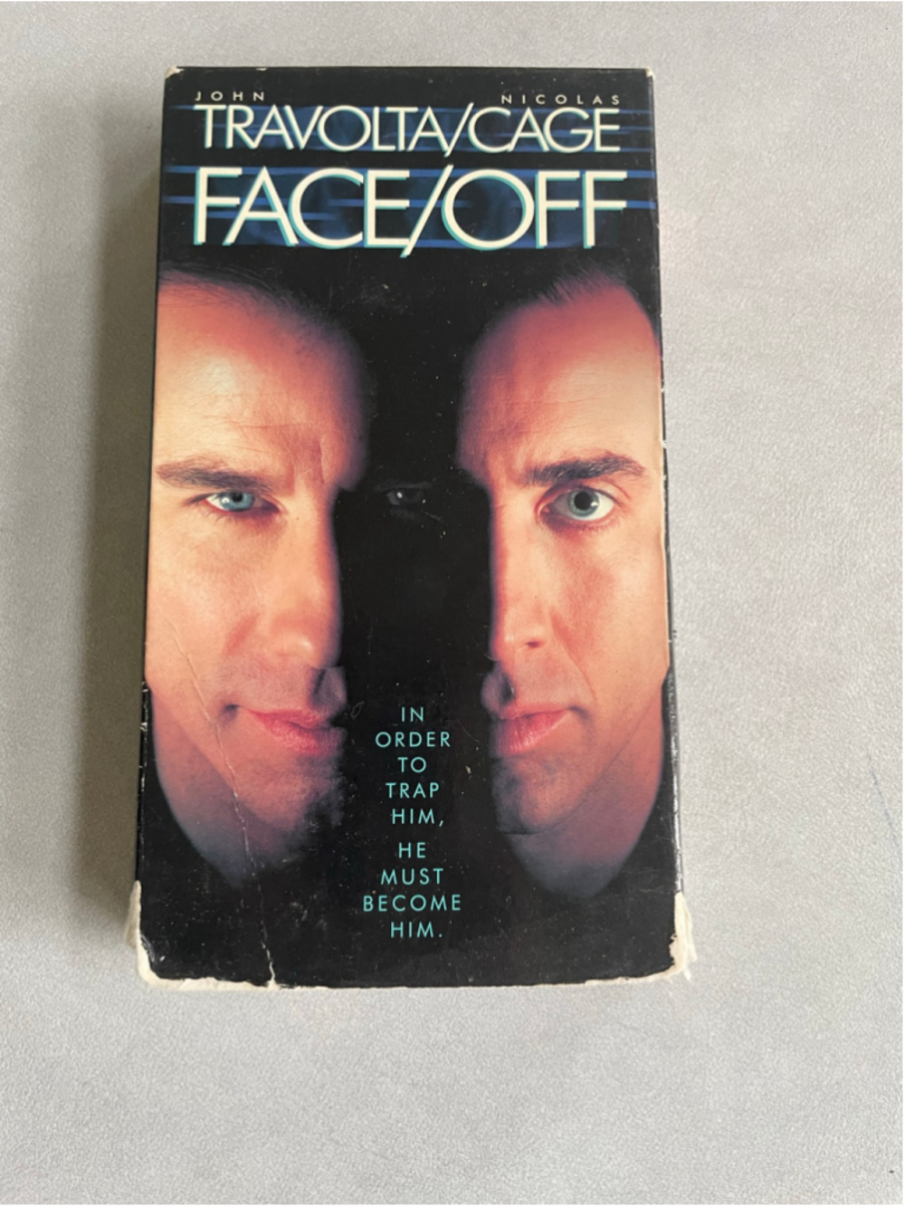 Face/Off VHS Movie Paramount Pictures One Size Black